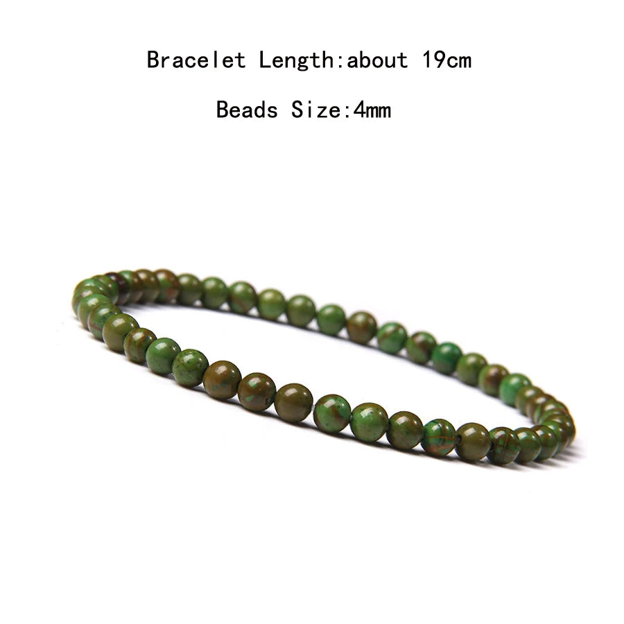 Natural Crystal Chakra Bracelet - Healing Stone Jewelry - MysticGems