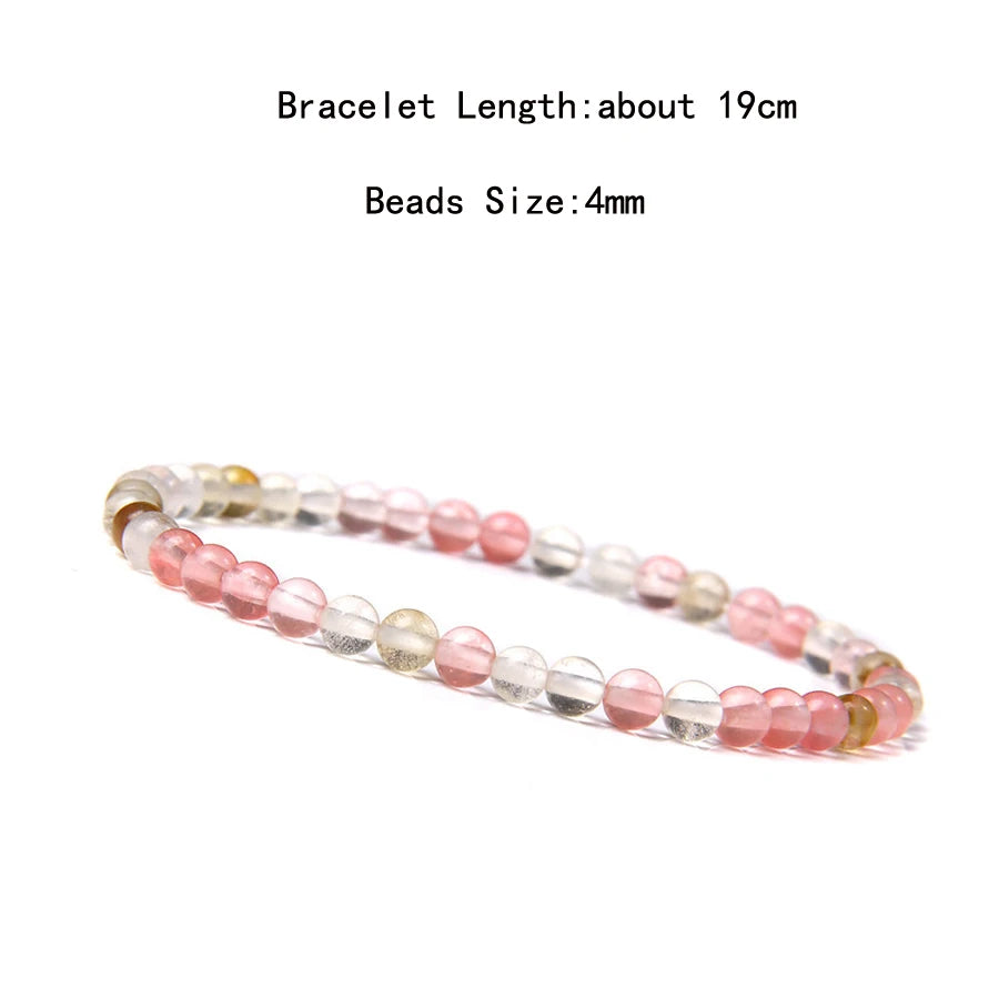 Natural Crystal Chakra Bracelet - Healing Stone Jewelry - MysticGems