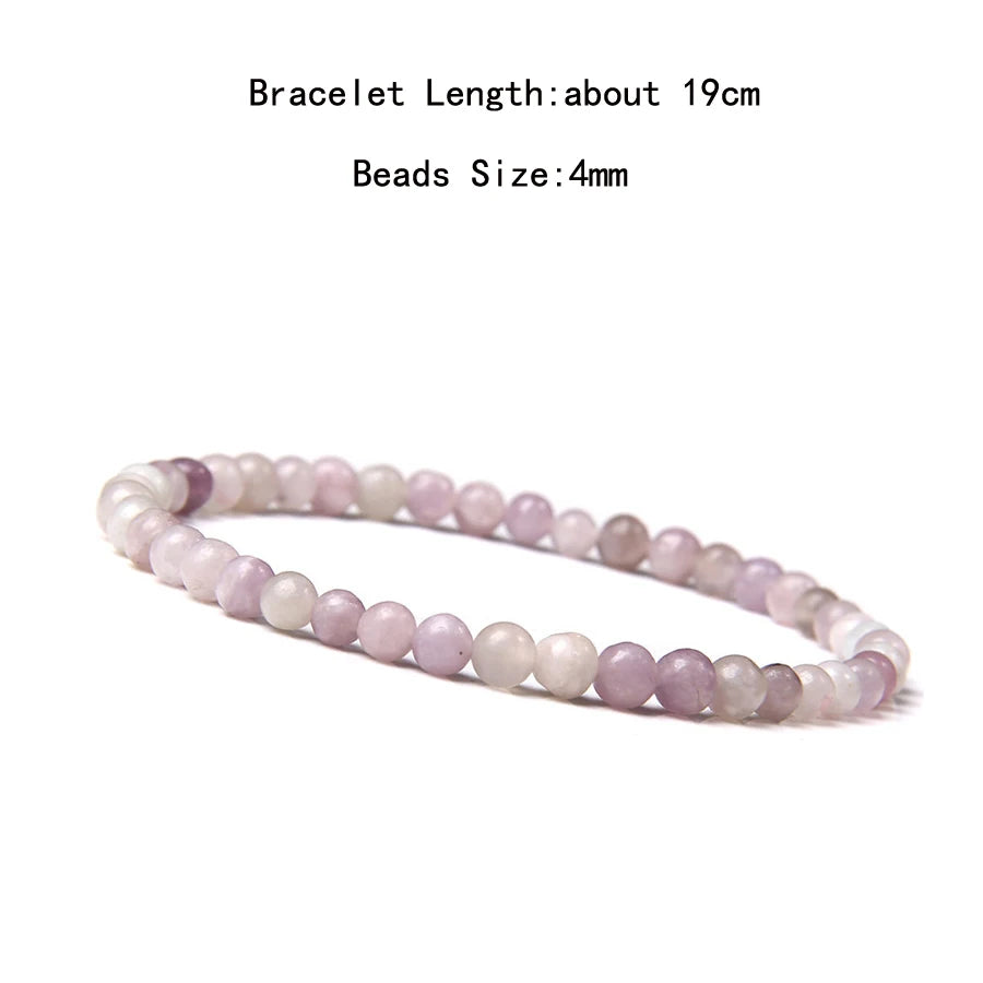 Natural Crystal Chakra Bracelet - Healing Stone Jewelry - MysticGems