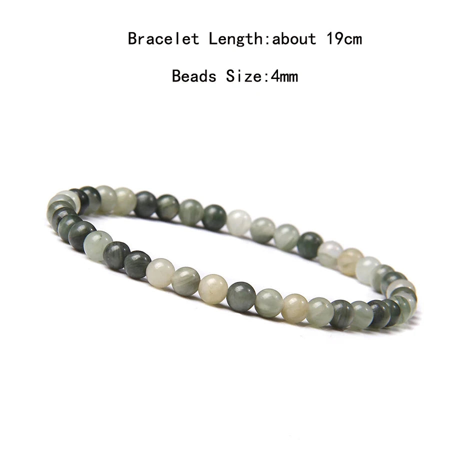 Natural Crystal Chakra Bracelet - Healing Stone Jewelry - MysticGems