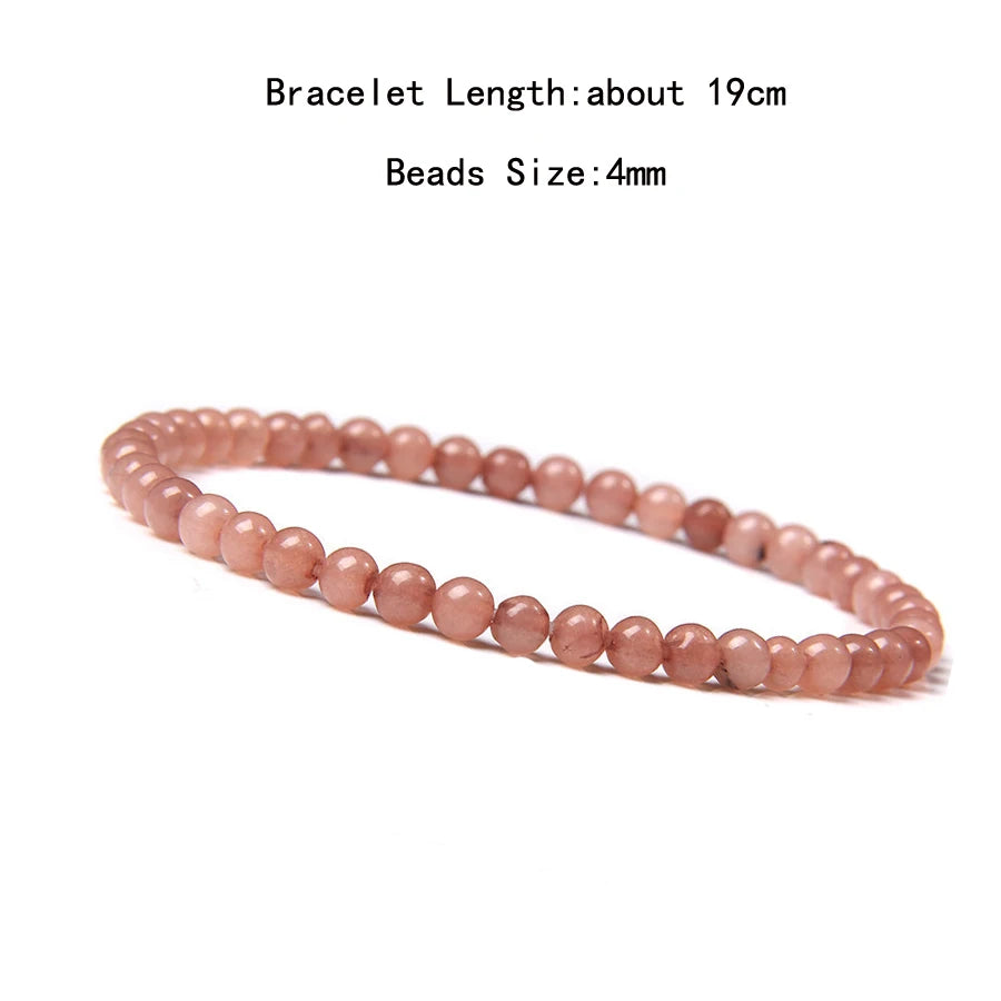 Natural Crystal Chakra Bracelet - Healing Stone Jewelry - MysticGems