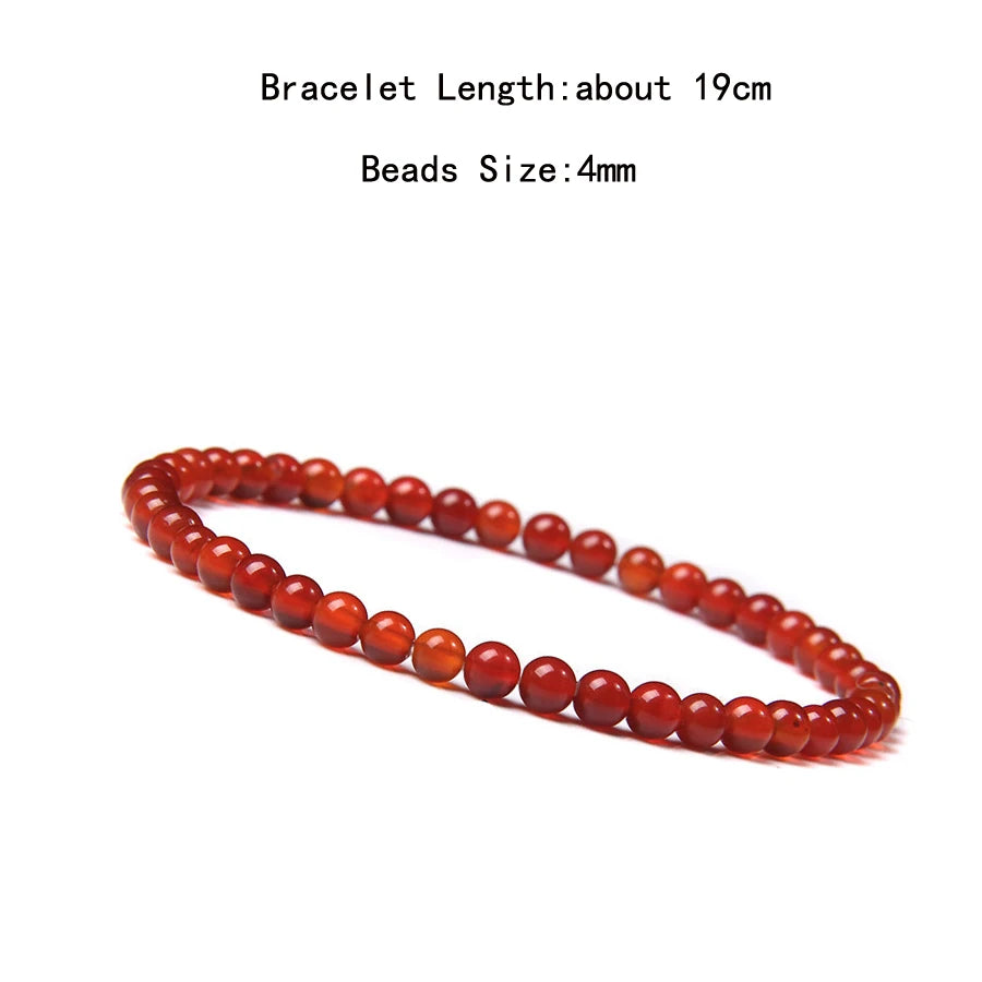 Natural Crystal Chakra Bracelet - Healing Stone Jewelry - MysticGems