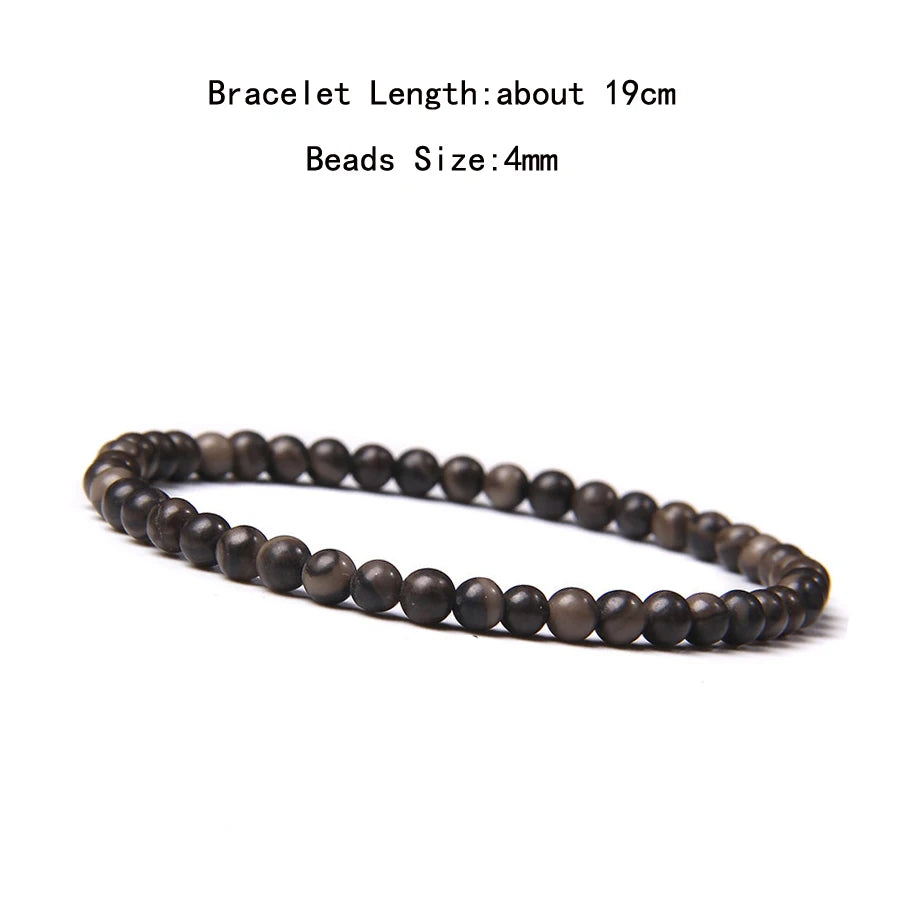 Natural Crystal Chakra Bracelet - Healing Stone Jewelry - MysticGems