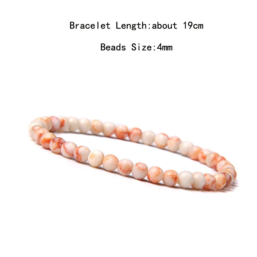 Natural Crystal Chakra Bracelet - Healing Stone Jewelry - MysticGems