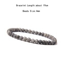 Natural Crystal Chakra Bracelet - Healing Stone Jewelry - MysticGems