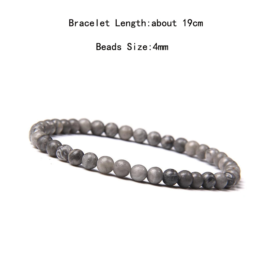 Natural Crystal Chakra Bracelet - Healing Stone Jewelry - MysticGems