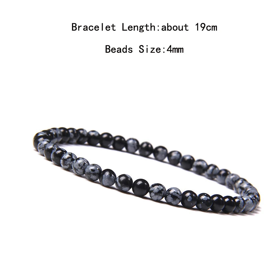 Natural Crystal Chakra Bracelet - Healing Stone Jewelry - MysticGems