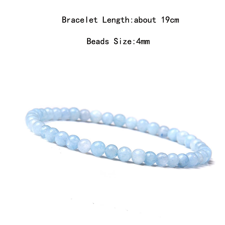 Natural Crystal Chakra Bracelet - Healing Stone Jewelry - MysticGems