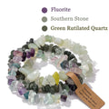 3-Piece Natural Stone Bracelet Set - Stackable Healing Crystals - MysticGems