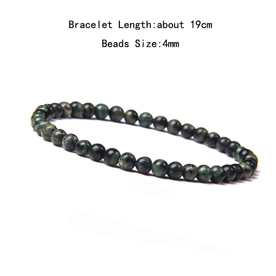Natural Crystal Chakra Bracelet - Healing Stone Jewelry - MysticGems